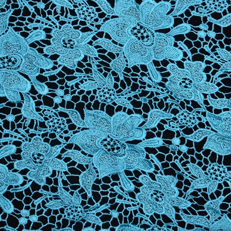 Polyester Guipure Lace Dress Fabric