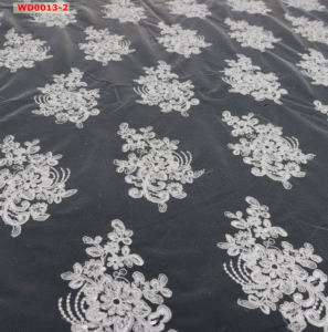 Single color cord embroidery