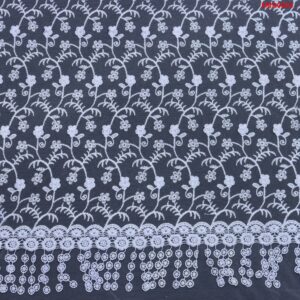 Embroidery+Guipure lace